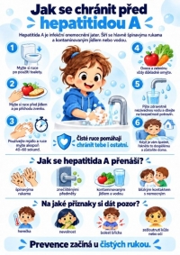 Jak se chránit proti hepatitidě A - doporučení MŠMT